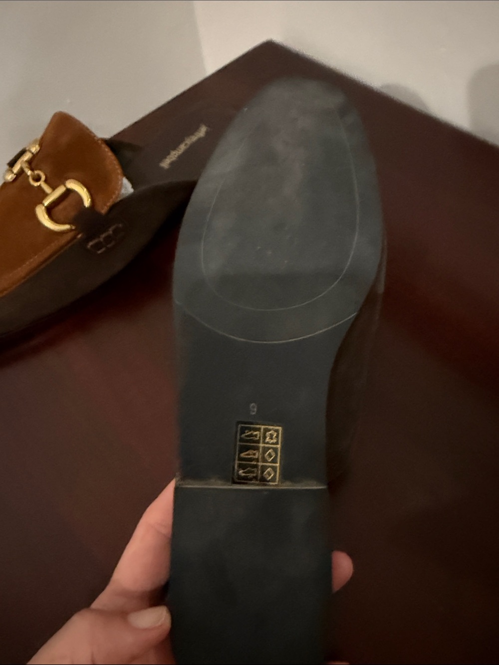 Jeffrey Campbell Velvit-M Brown suede mule, Sz 9 - Picture 5 of 5